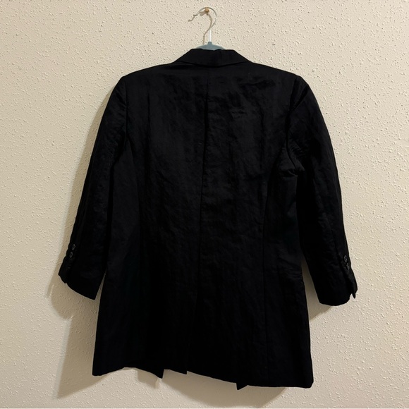 Elizabeth and James Essential Crepe Blazer - Size 8 - Black - Picture 11 of 12